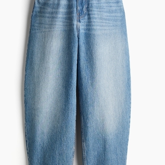 H&M Denim - H&M High Waist Barrel Leg Jeans